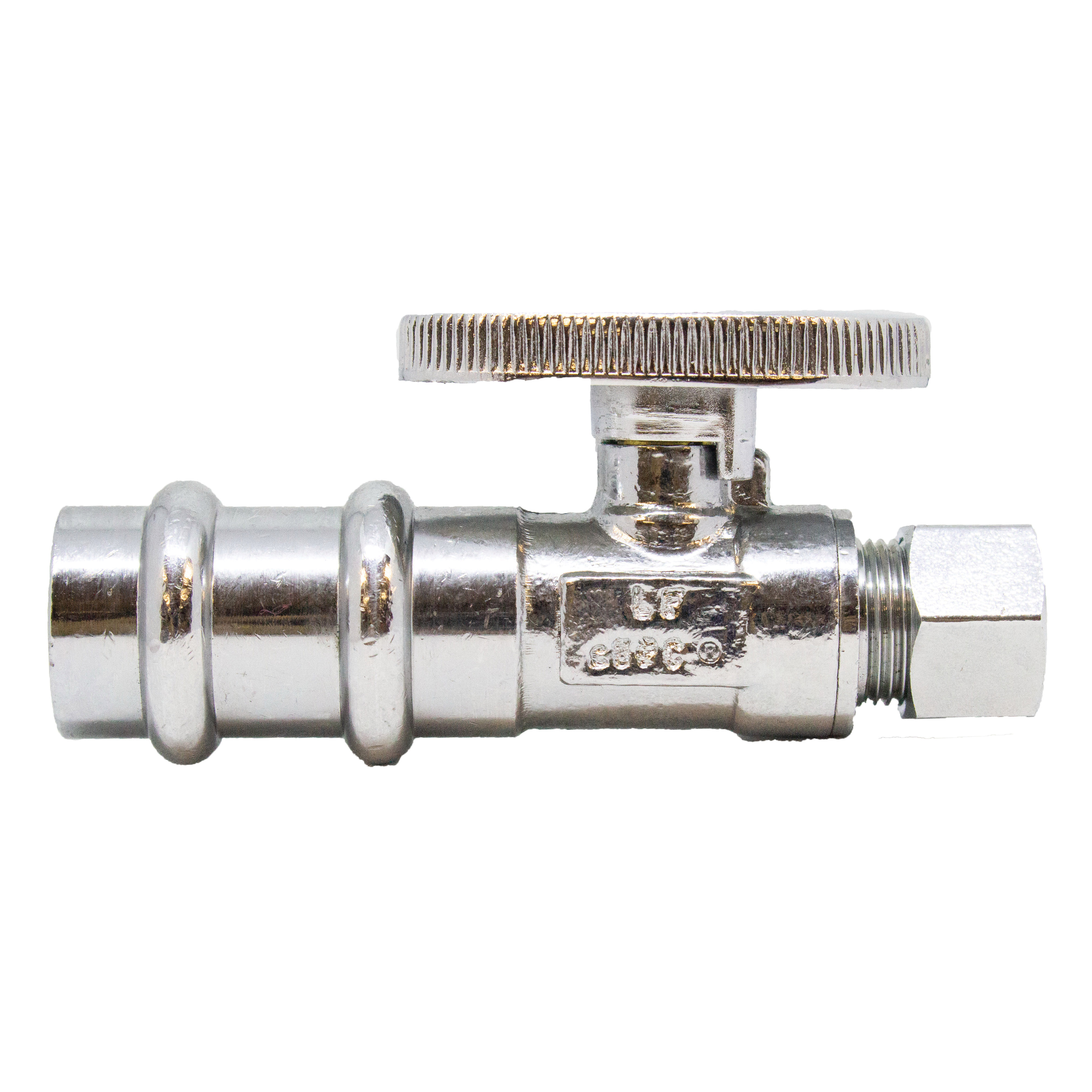3/8COMP X 1/2PRESS LEADFREE STRAIGHT VLV