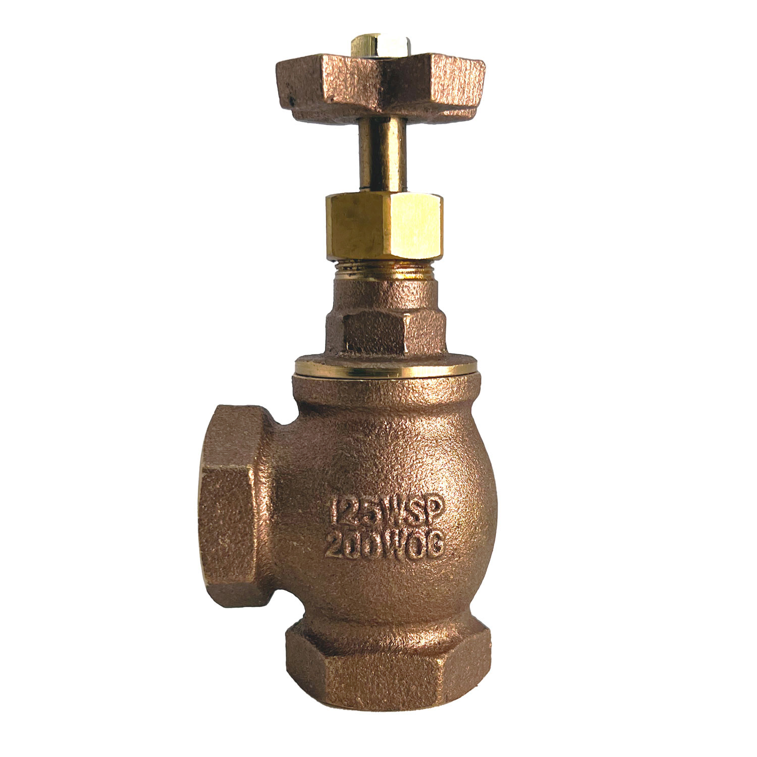 1-1/2FIP ANGLE GLOBE VALVE CROSS HANDLE