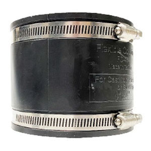 1-1/2 FLEXIBLE RUBBER CPLG W/S.S. BANDS