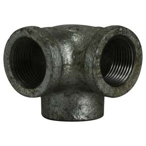 3/8 BLK MALL SIDE OUTLET ELBOW