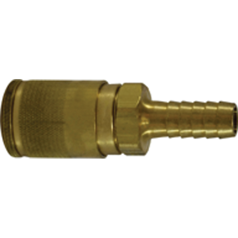 1/4HOSE ID PARKER TRU BRASS CPLR