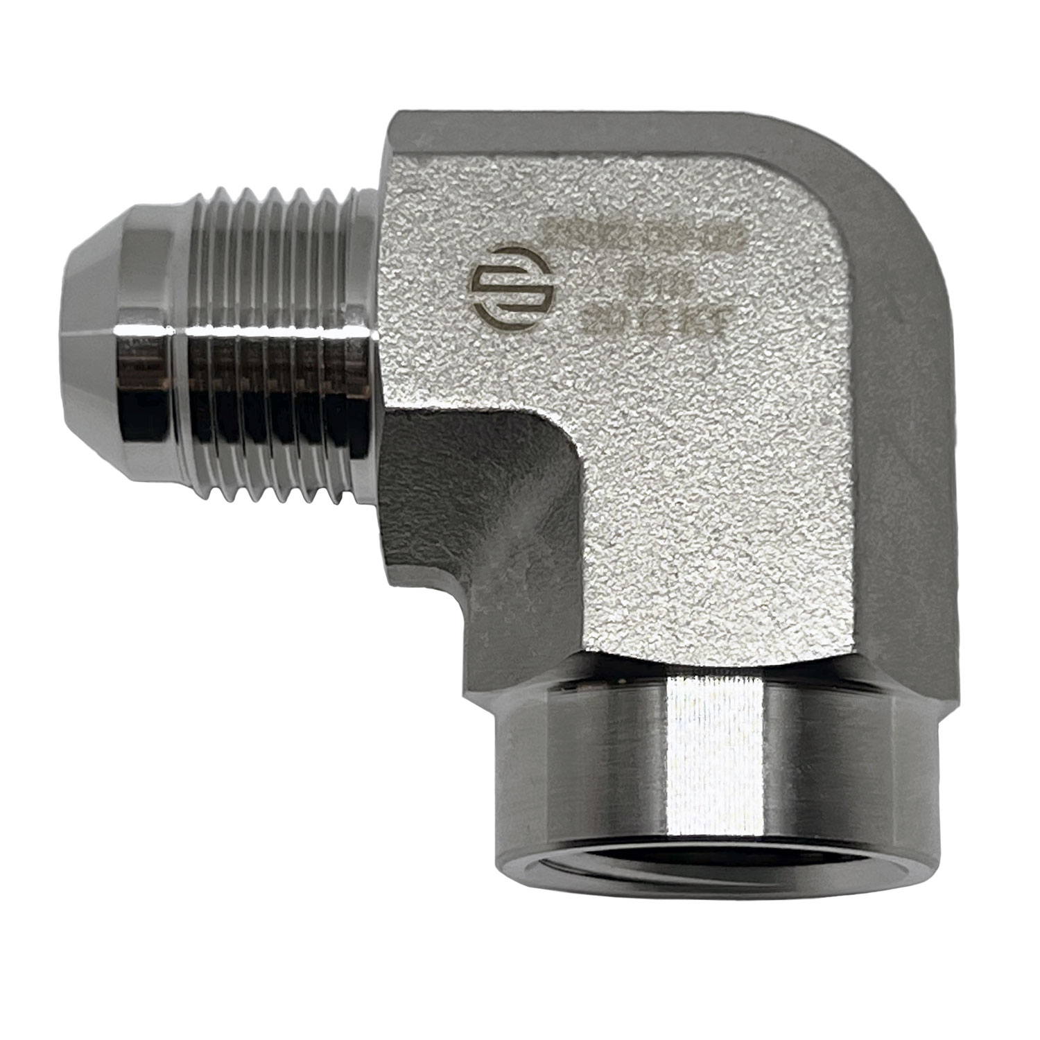 1/2 JIC FLARE X 1/4 FEMALE SS ELBOW