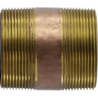 3 X 12 LEAD-FREE EH BRASS NIPPLE
