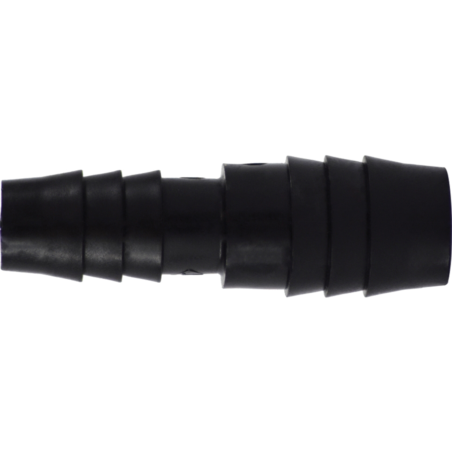 3/8 X 1/4 BLK POLY RED HB UNION