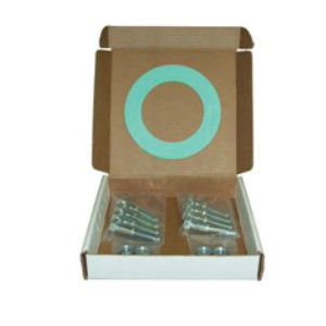 10 BOLT & GASKET SET W/304 SS BOLTS/NUTS