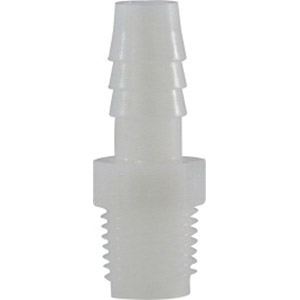 1/4 X 3/8 HB X MIP WHT NYLN ADPT