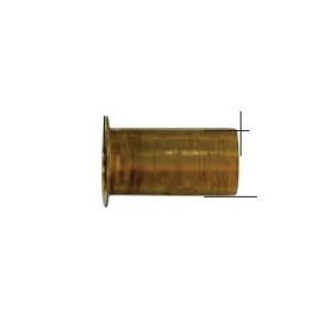 1/4 BRASS INSERT .163OD .50LGTH 100/BAG