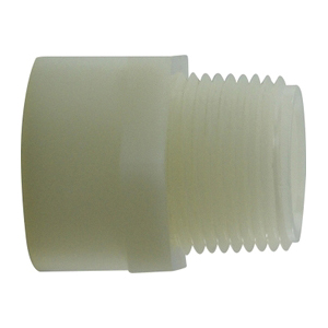 3/4FGH X 3/4MIP WHITE NYLON ADPT