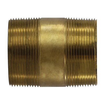 2 X 4 XH RED BRASS NIPPLE