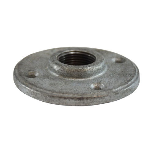 1 GALV ROUND FLOOR FLANGE