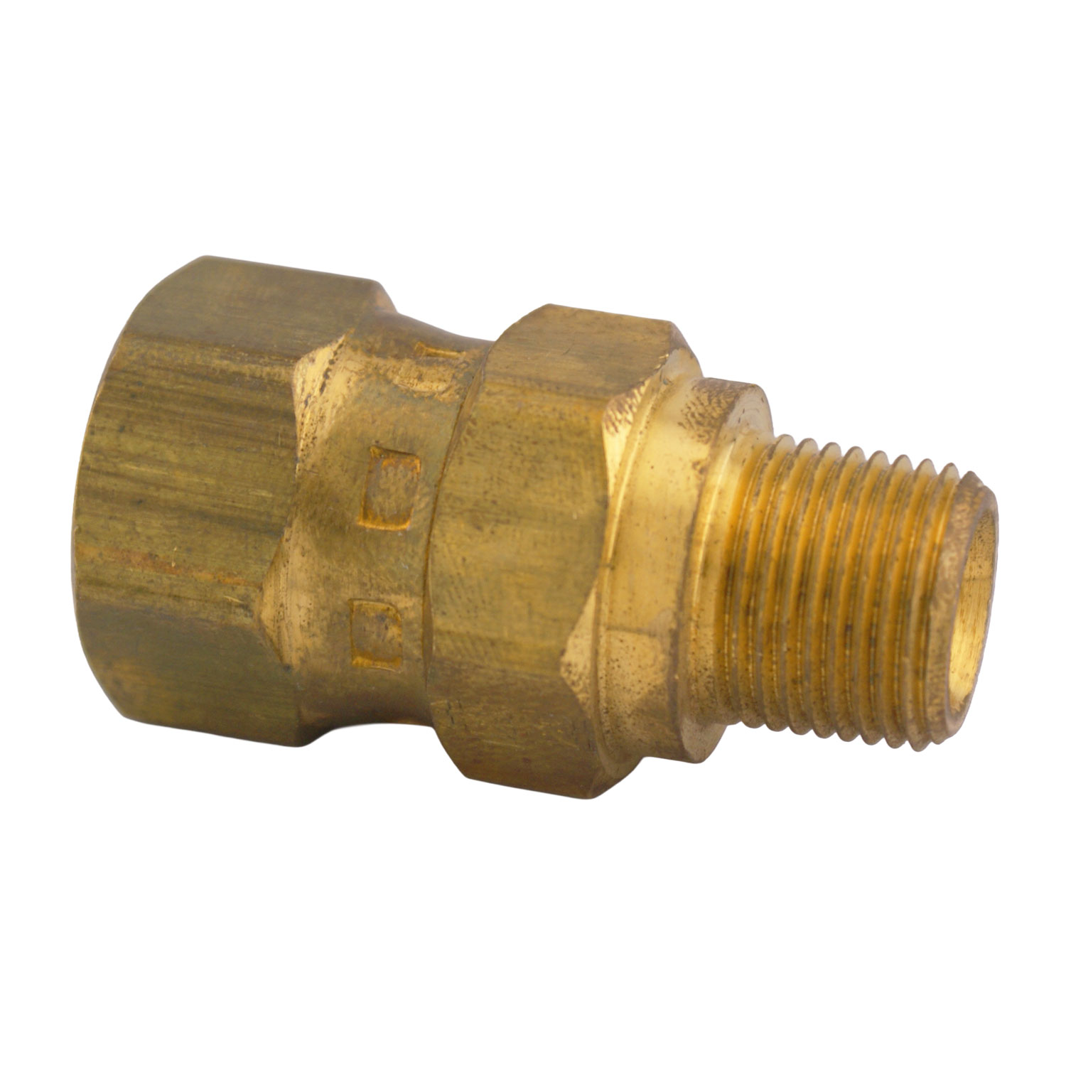 1/2 NPSM X 1/2 MPT BRASS SWVL