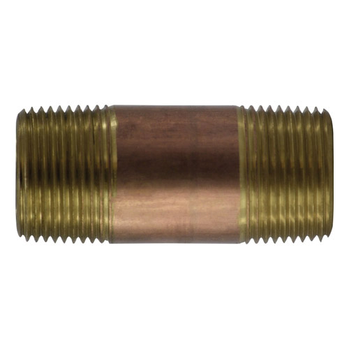 1 X 12 LEAD-FREE EH BRASS NIPPLES