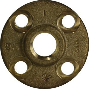 1 BRASS COMP FLNG THRD LF