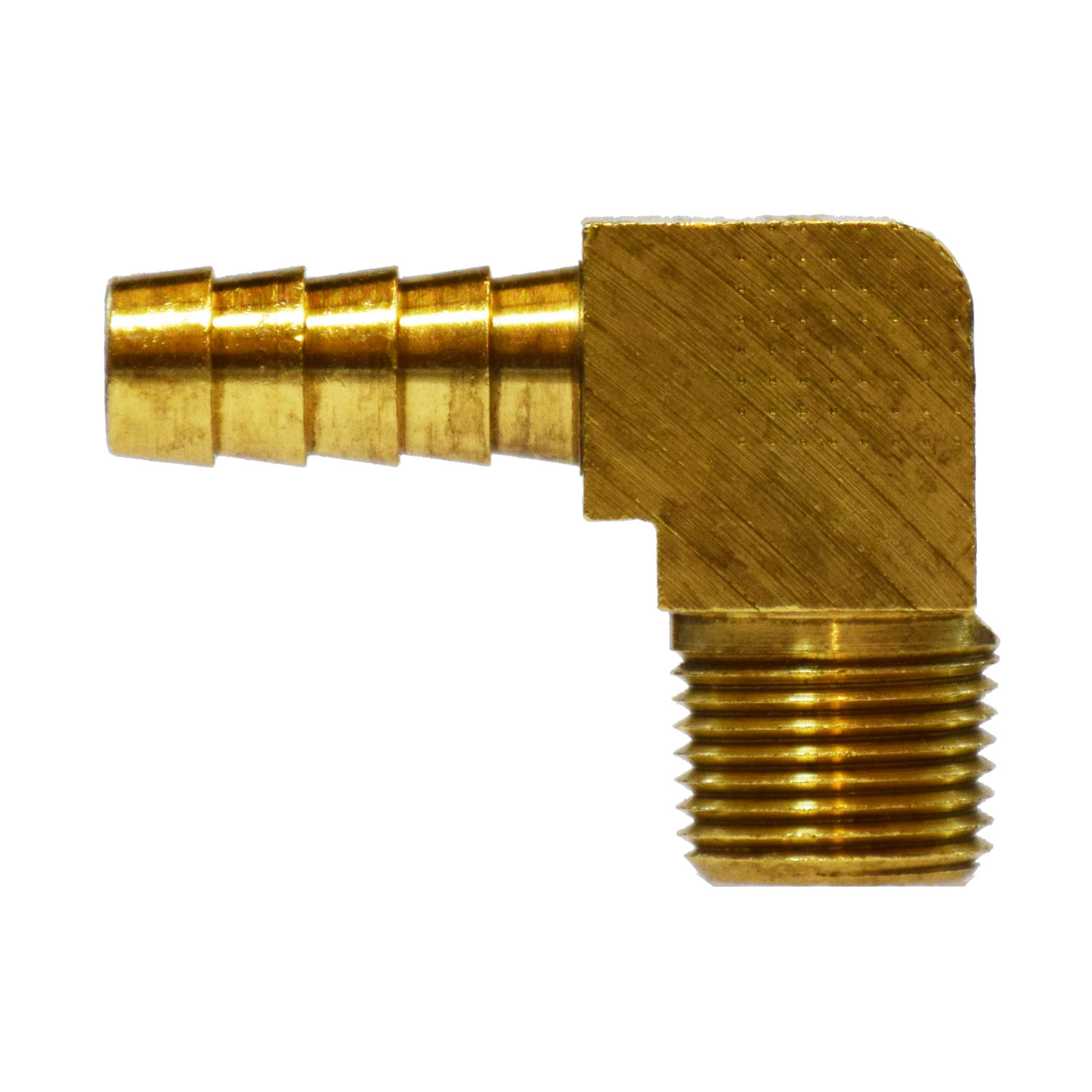1/2 X 1/2 BARSTOCK BARB X MALE ELBOW