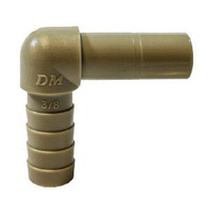 1/4 STEM X 1/4 HB PLSTC ELBOW