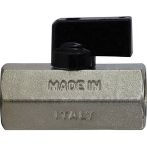 3/8 F X F CHROME MINI BALL VALVE