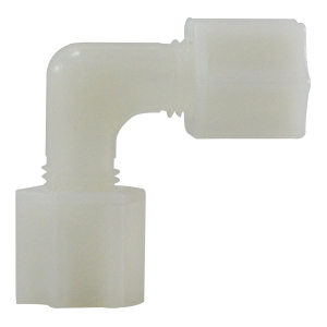 3/8 WHT NYLON COMPRESSION ELBOW