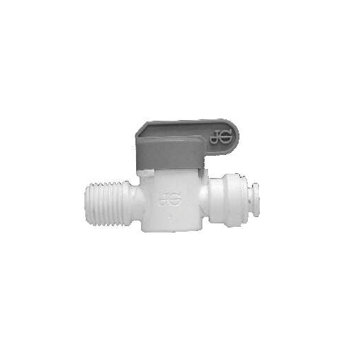 1/4OD P-IN X M PLSTC SHUTOFF VLV