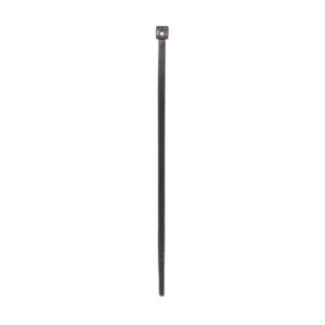7.5 BLACK NYLON CABLE TIES UV 100 PK