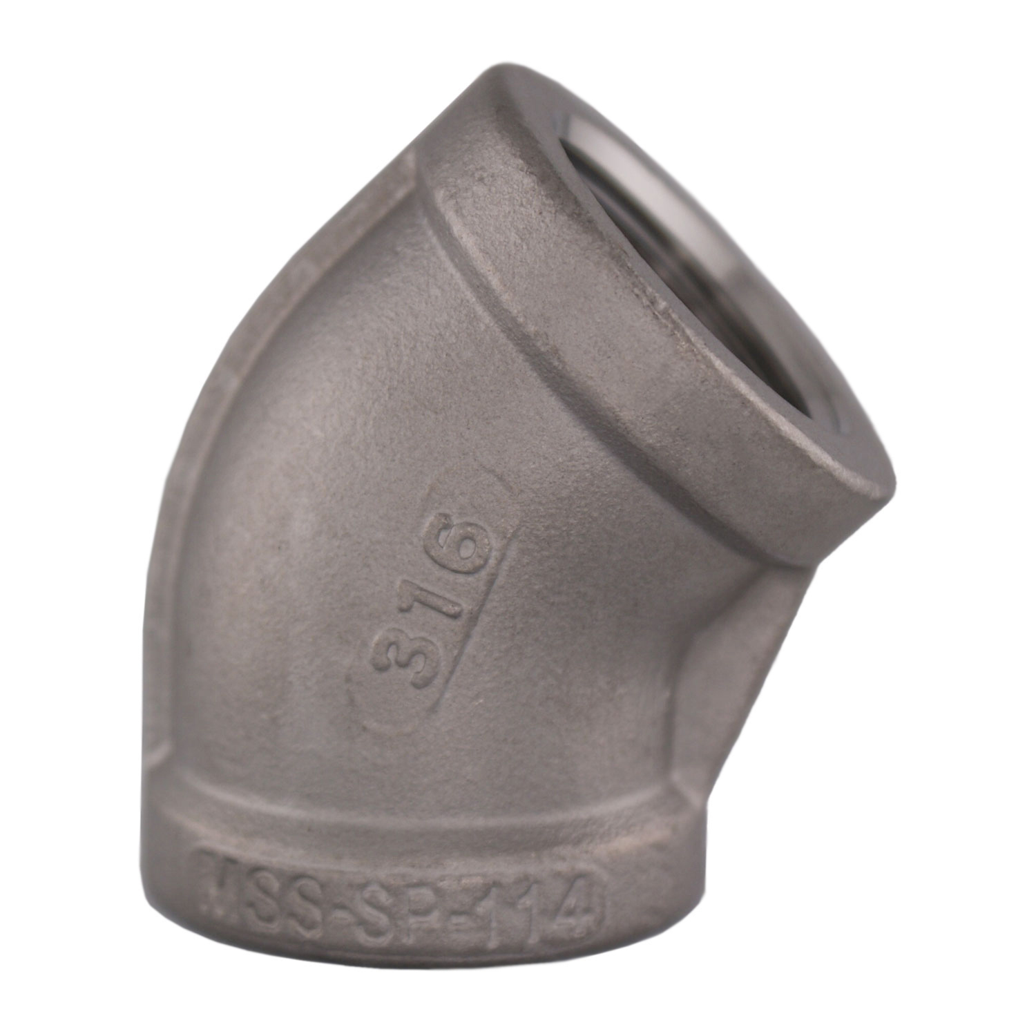 1 316 STAINLESS STEEL 45 ELBOW - SP114