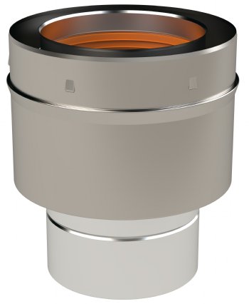 Z-Vent Single Wall to Double Wall Adapter