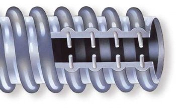 Corrugated PVC Scupper Hose - Novaflex Series 141GL