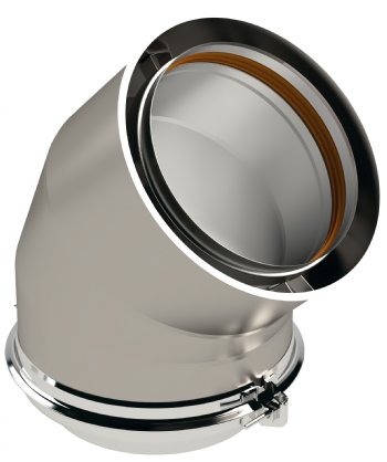 Z-Vent Double Wall 45° Elbow