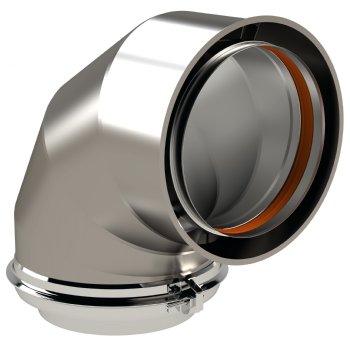 Z-Vent Double Wall 90° Elbow