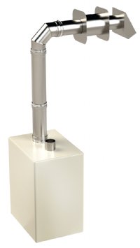 3" Z-Vent wall hung water heater vent kit - Image 2