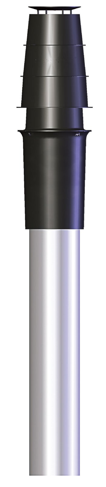 Z-DENS Concentric PPs/Galvanized Roof Terminal