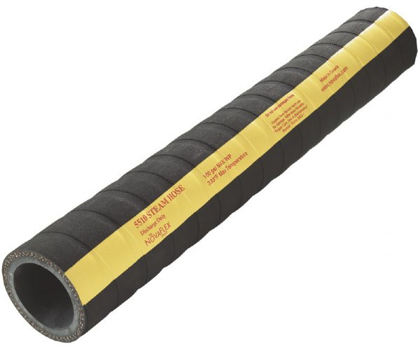 Black Low Pressure Conductive Steam Hose 100psi