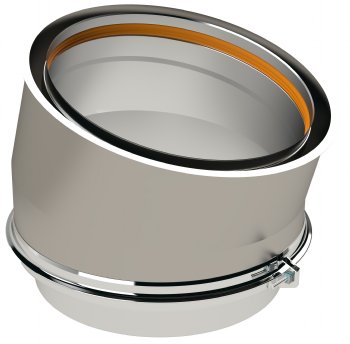Z-Vent Double Wall 15° Elbow
